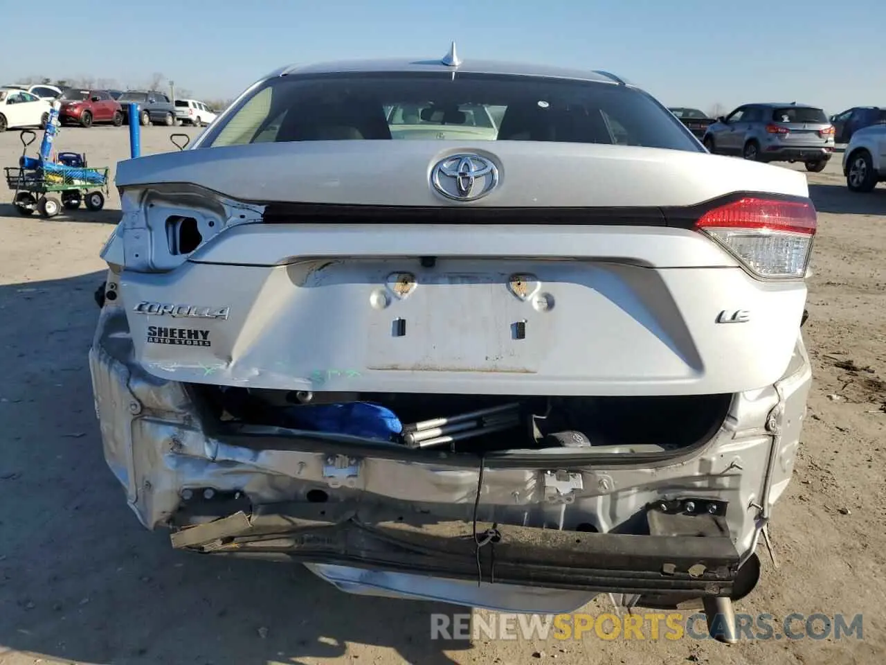 6 Photograph of a damaged car JTDEPMAE3MJ148209 TOYOTA COROLLA 2021