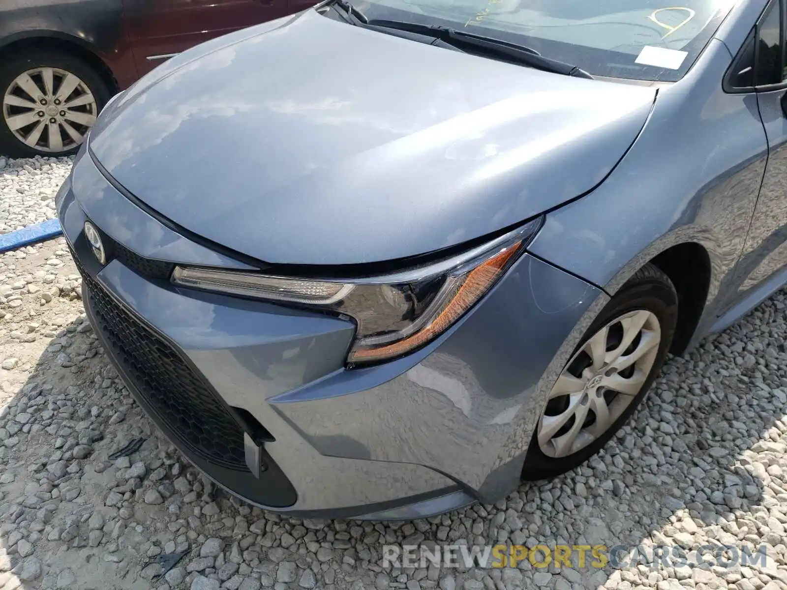 9 Photograph of a damaged car JTDEPMAE3MJ154351 TOYOTA COROLLA 2021