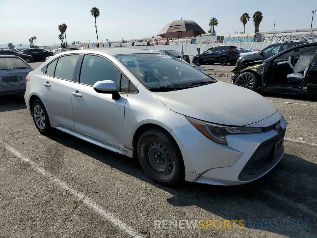 4 Photograph of a damaged car JTDEPMAE3MJ157282 TOYOTA COROLLA 2021