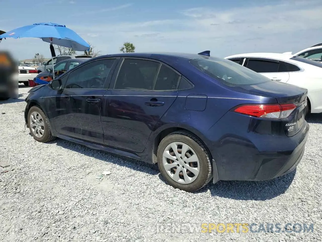 2 Photograph of a damaged car JTDEPMAE3MJ160408 TOYOTA COROLLA 2021