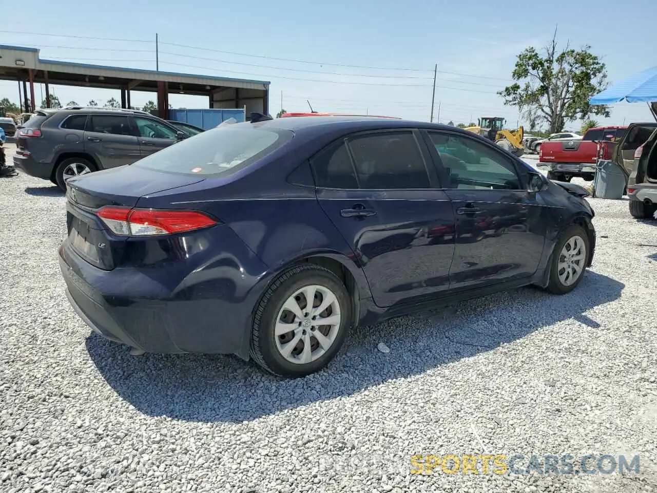 3 Photograph of a damaged car JTDEPMAE3MJ160408 TOYOTA COROLLA 2021