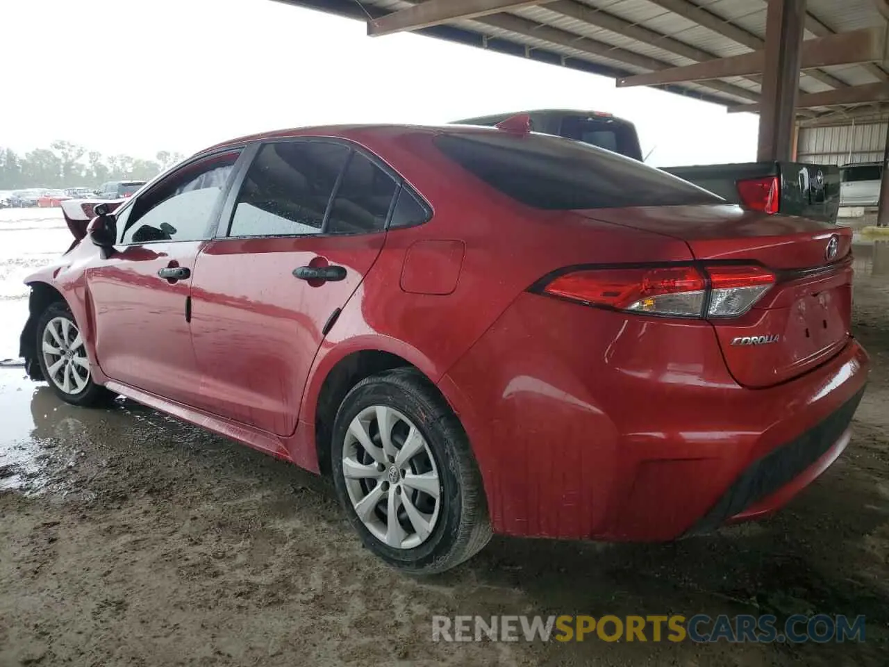 2 Photograph of a damaged car JTDEPMAE3MJ161042 TOYOTA COROLLA 2021