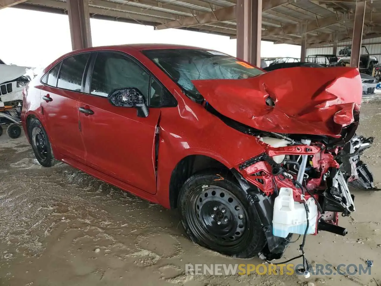 4 Photograph of a damaged car JTDEPMAE3MJ161042 TOYOTA COROLLA 2021