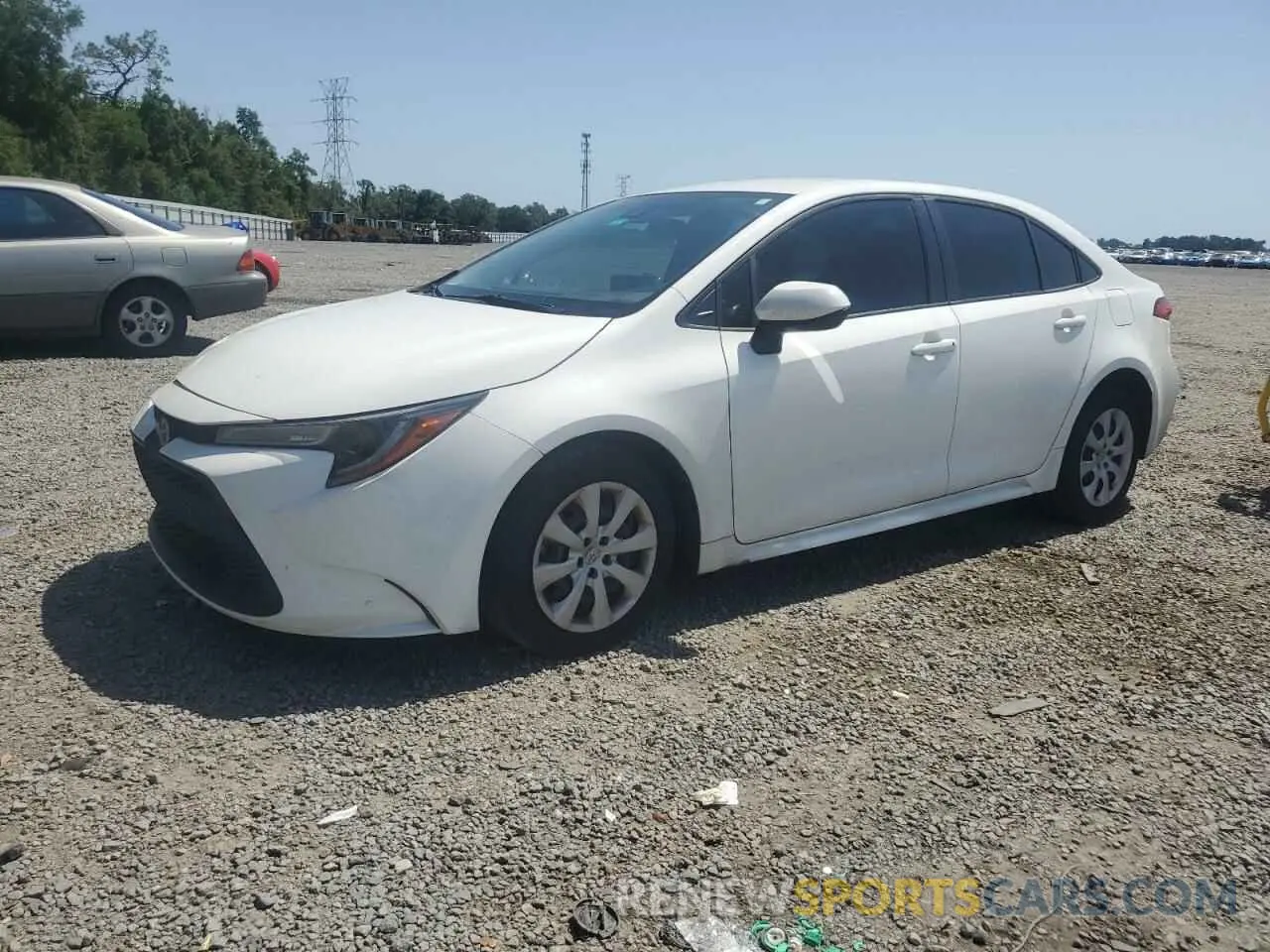 1 Photograph of a damaged car JTDEPMAE3MJ164765 TOYOTA COROLLA 2021