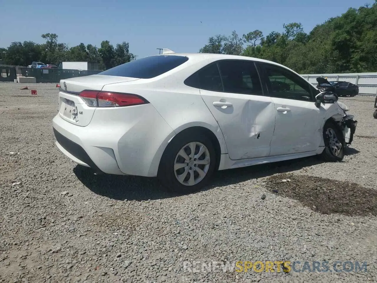 3 Photograph of a damaged car JTDEPMAE3MJ164765 TOYOTA COROLLA 2021