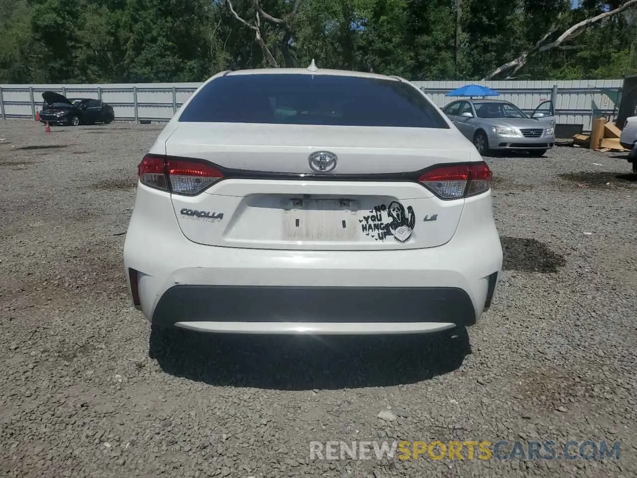 6 Photograph of a damaged car JTDEPMAE3MJ164765 TOYOTA COROLLA 2021