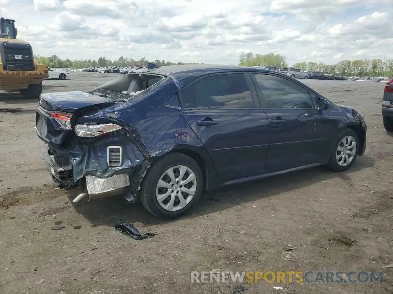 3 Photograph of a damaged car JTDEPMAE3MJ173272 TOYOTA COROLLA 2021