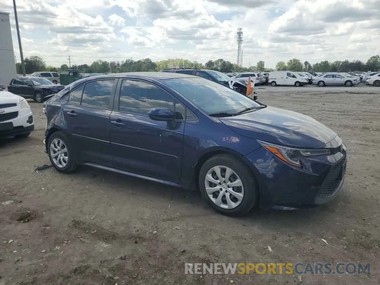 4 Photograph of a damaged car JTDEPMAE3MJ173272 TOYOTA COROLLA 2021