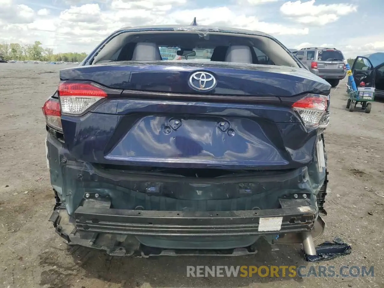 6 Photograph of a damaged car JTDEPMAE3MJ173272 TOYOTA COROLLA 2021