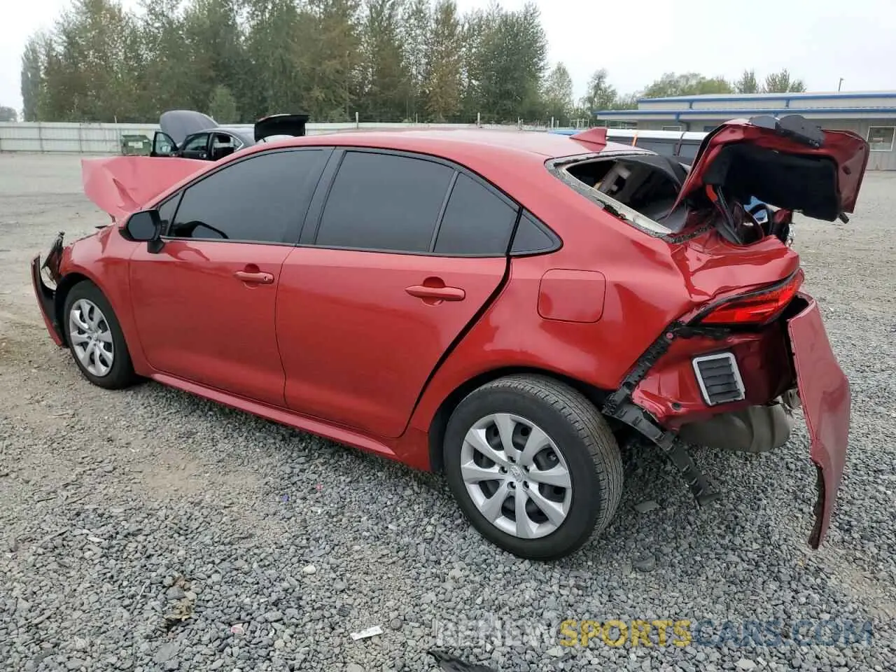 2 Photograph of a damaged car JTDEPMAE3MJ174471 TOYOTA COROLLA 2021