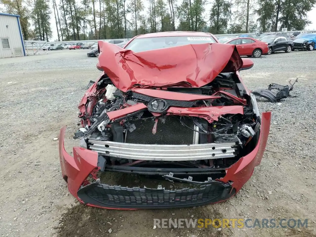 5 Photograph of a damaged car JTDEPMAE3MJ174471 TOYOTA COROLLA 2021