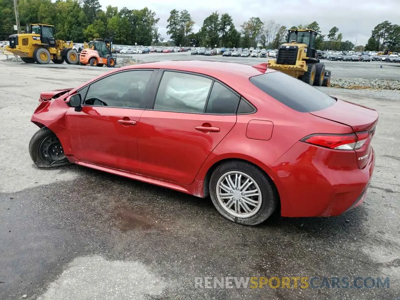2 Photograph of a damaged car JTDEPMAE3MJ177774 TOYOTA COROLLA 2021