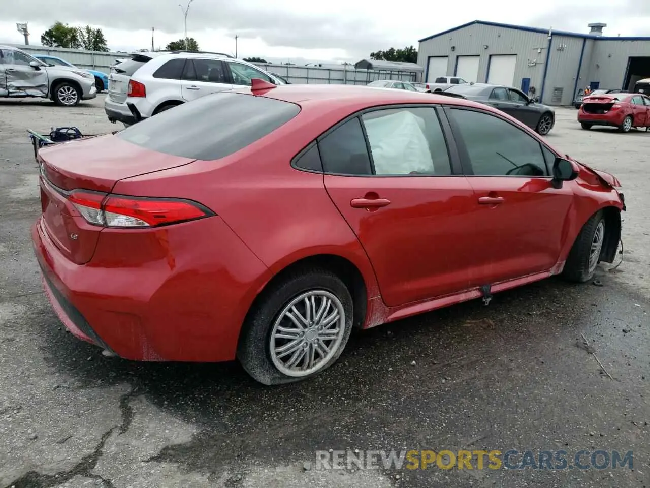 3 Photograph of a damaged car JTDEPMAE3MJ177774 TOYOTA COROLLA 2021