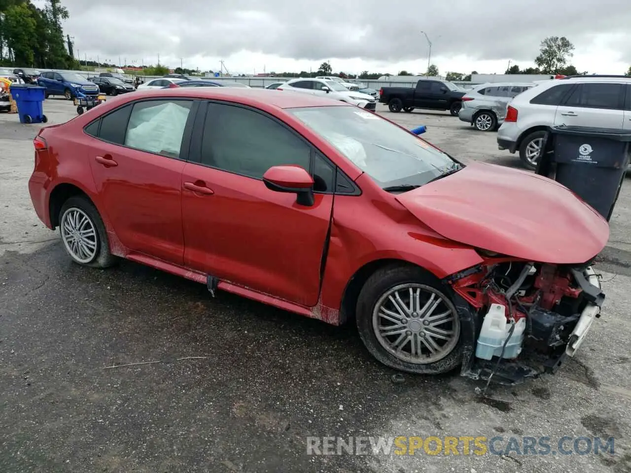 4 Photograph of a damaged car JTDEPMAE3MJ177774 TOYOTA COROLLA 2021