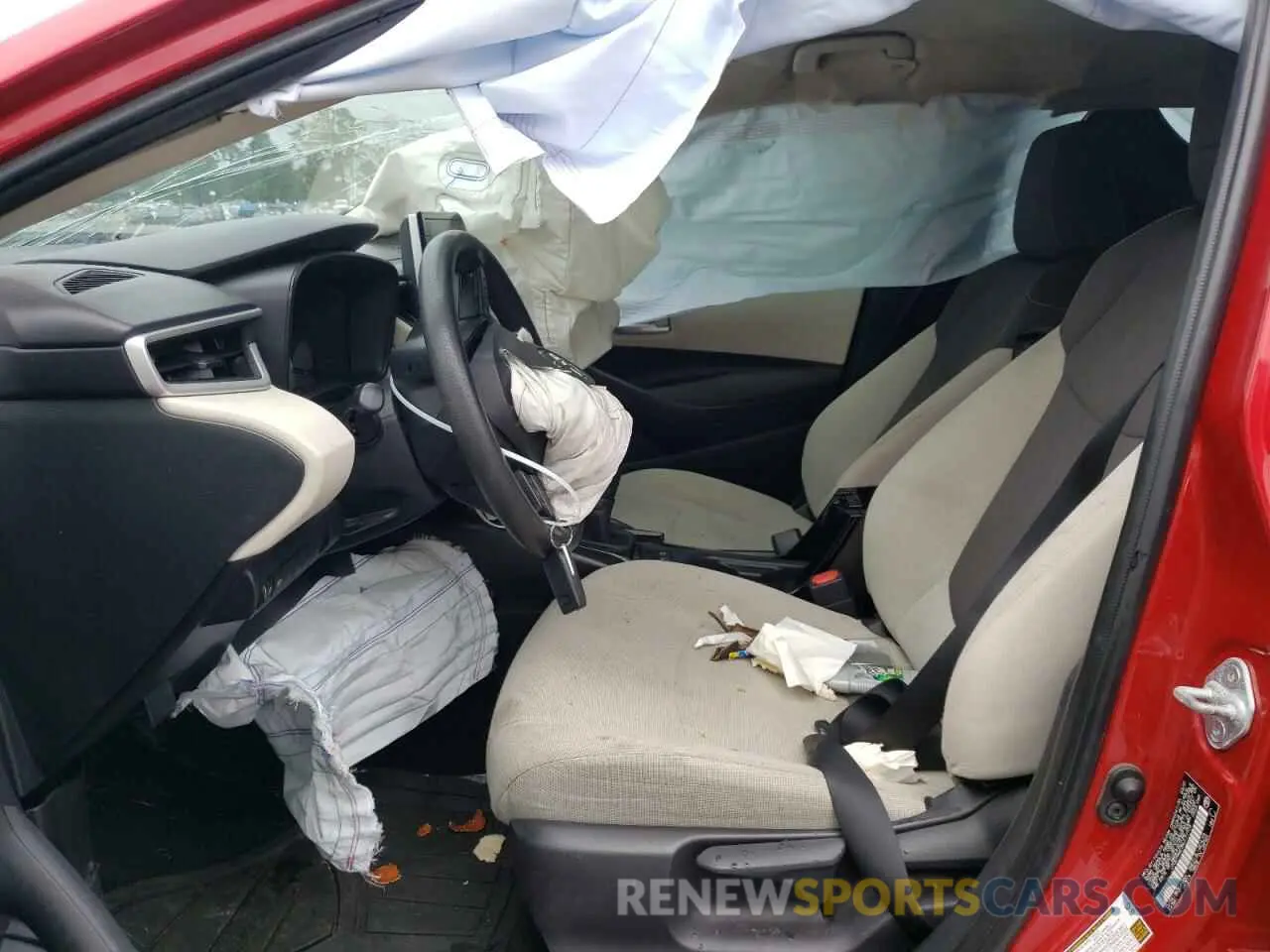 7 Photograph of a damaged car JTDEPMAE3MJ177774 TOYOTA COROLLA 2021