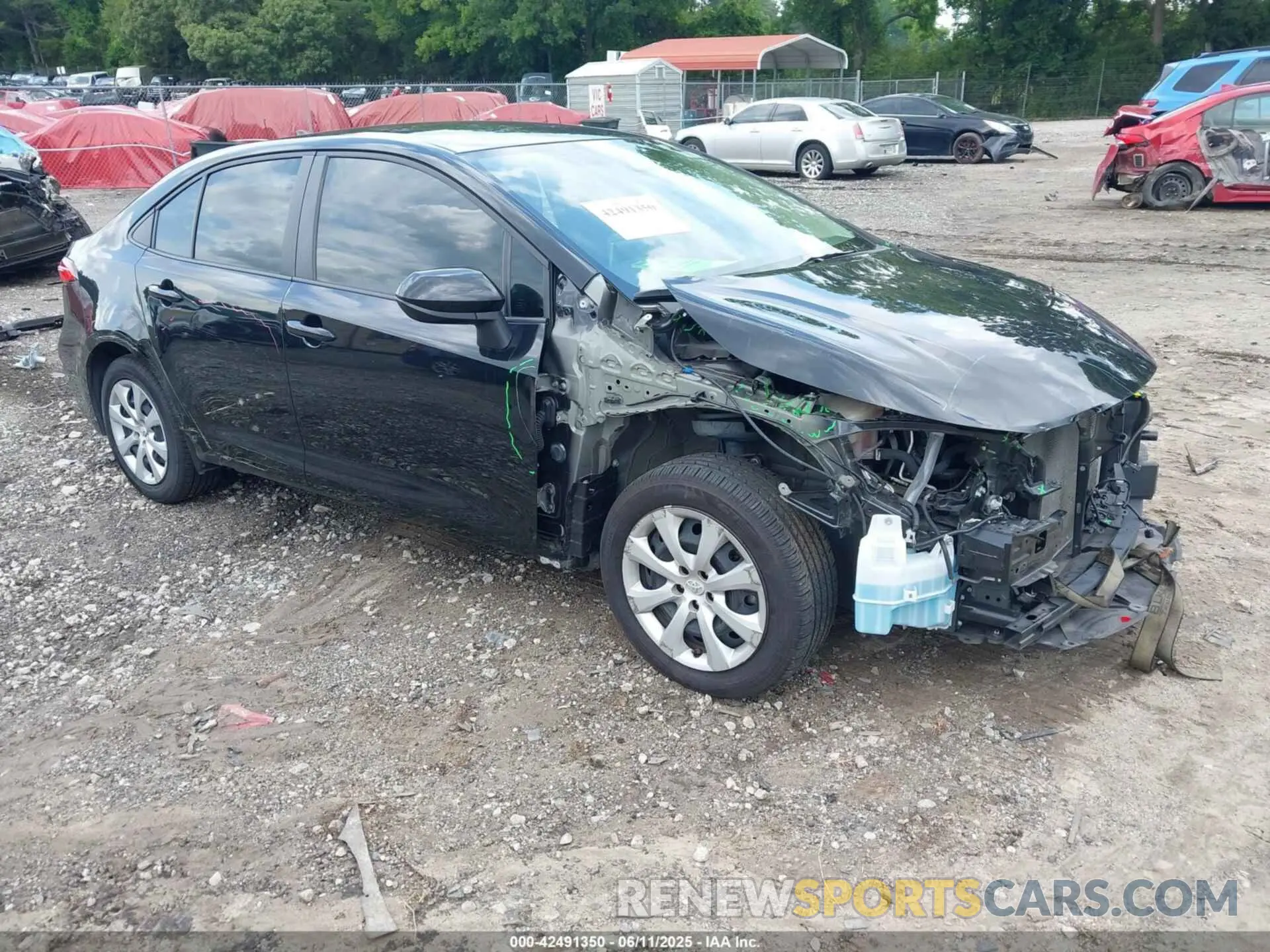 1 Photograph of a damaged car JTDEPMAE3MJ184112 TOYOTA COROLLA 2021