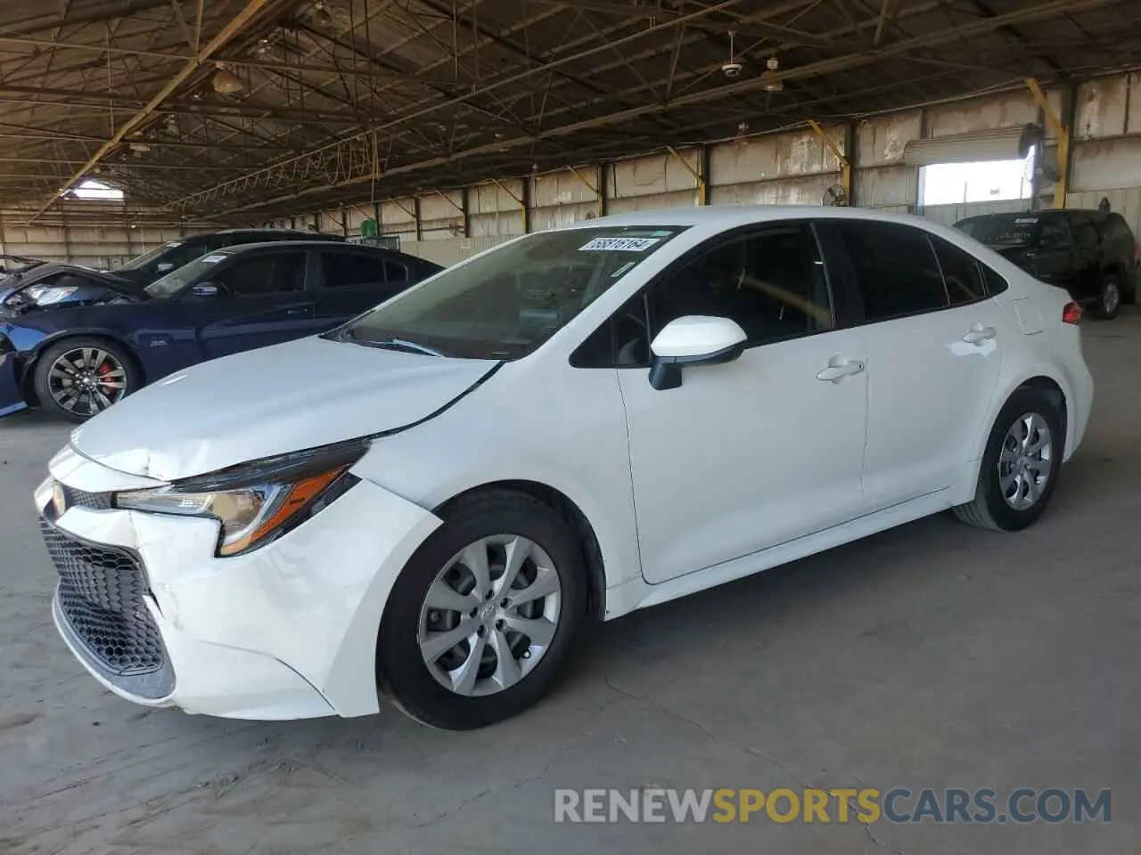 1 Photograph of a damaged car JTDEPMAE3MJ186541 TOYOTA COROLLA 2021