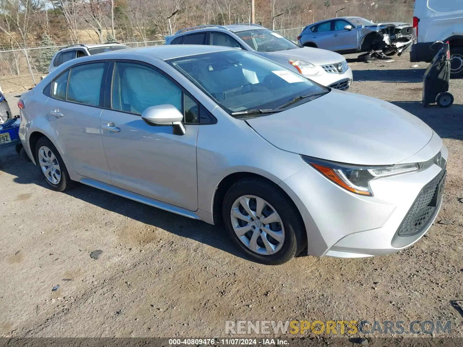 1 Photograph of a damaged car JTDEPMAE3MJ186975 TOYOTA COROLLA 2021