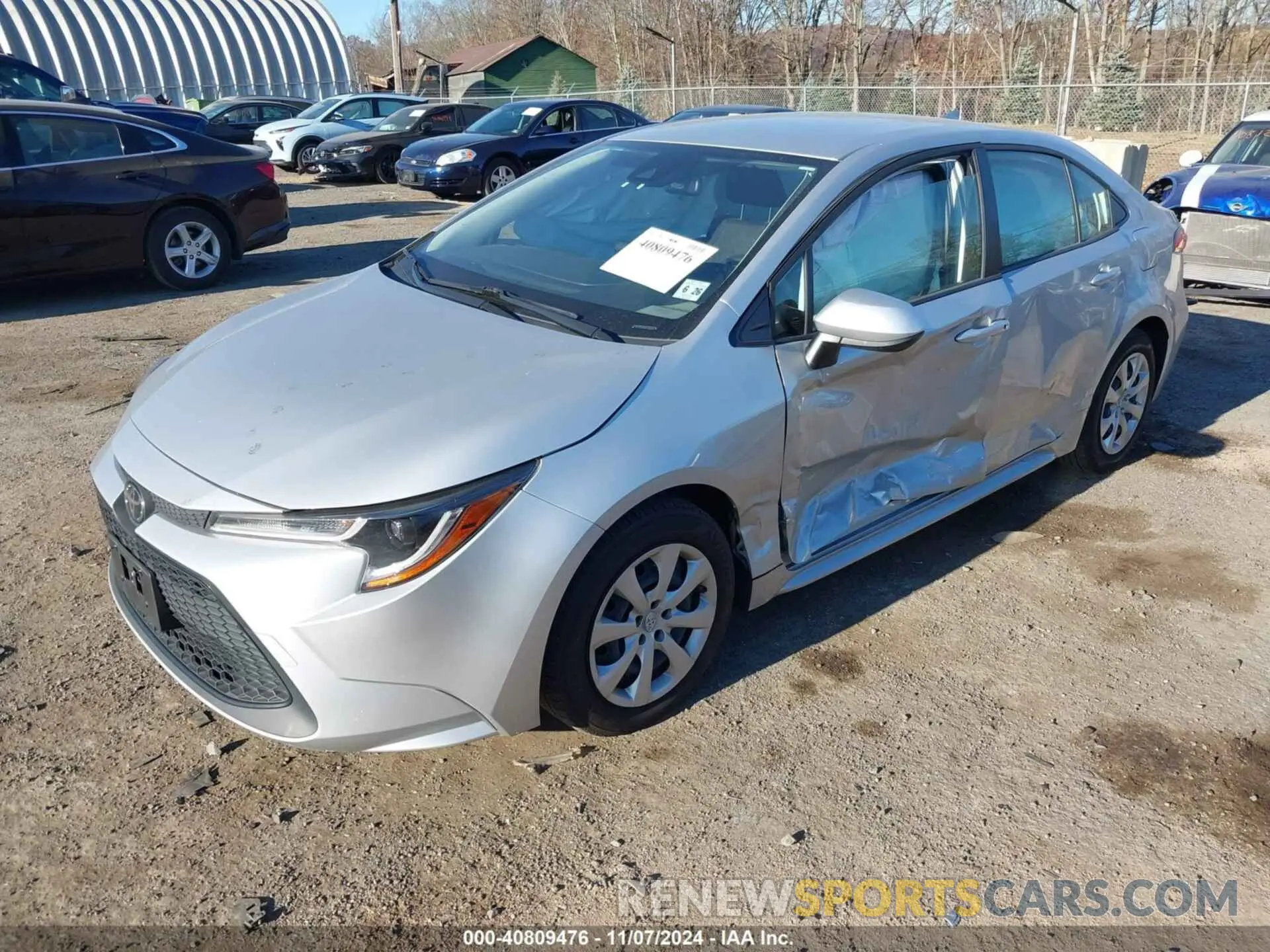 2 Photograph of a damaged car JTDEPMAE3MJ186975 TOYOTA COROLLA 2021