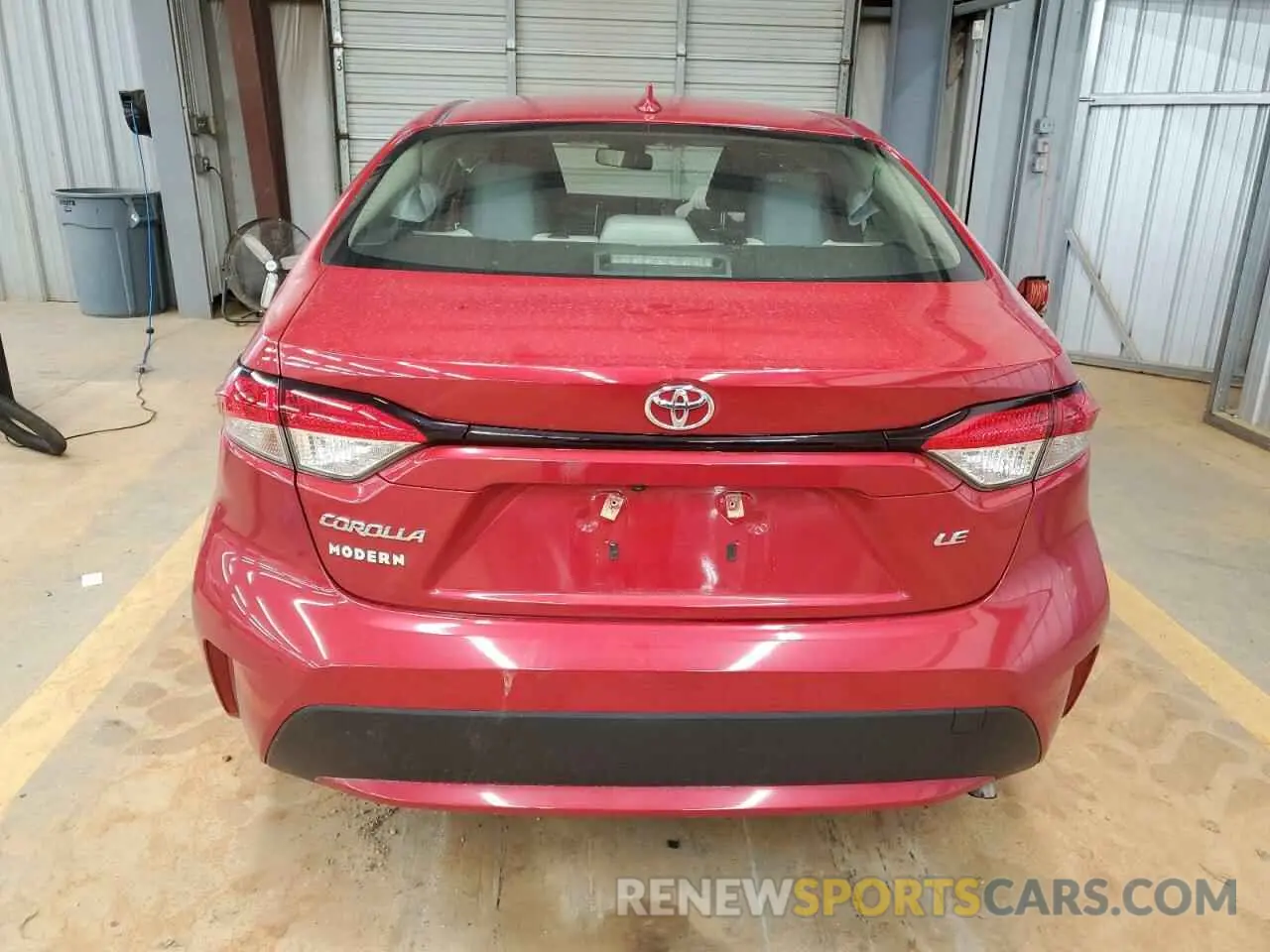 6 Photograph of a damaged car JTDEPMAE3MJ189682 TOYOTA COROLLA 2021