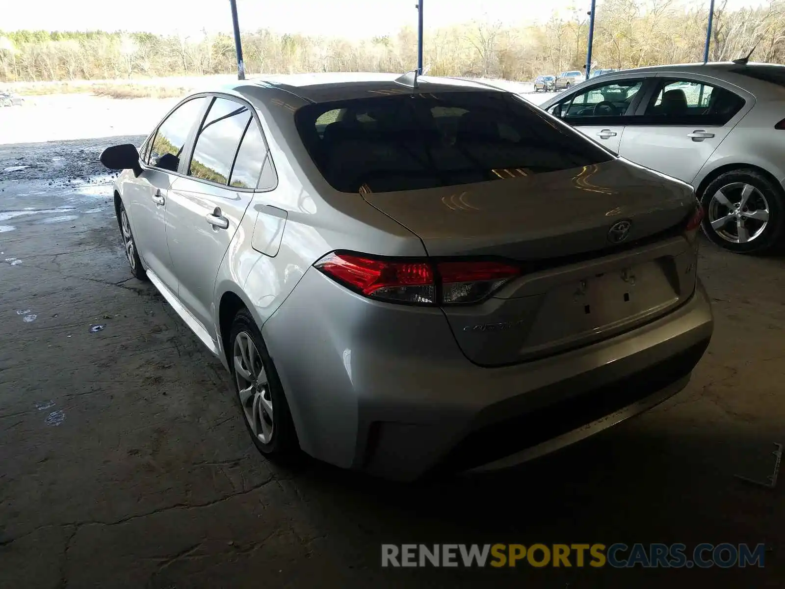 3 Photograph of a damaged car JTDEPMAE4MJ118474 TOYOTA COROLLA 2021