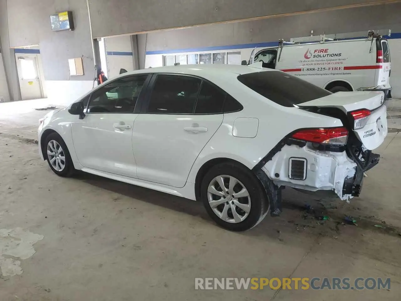 2 Photograph of a damaged car JTDEPMAE4MJ119138 TOYOTA COROLLA 2021