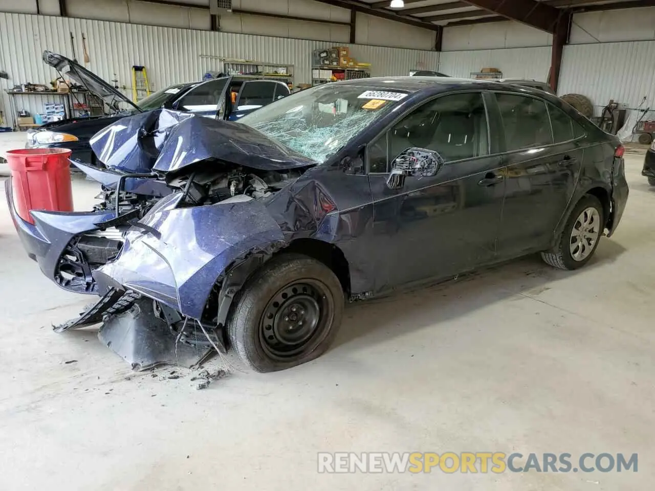 1 Photograph of a damaged car JTDEPMAE4MJ128910 TOYOTA COROLLA 2021