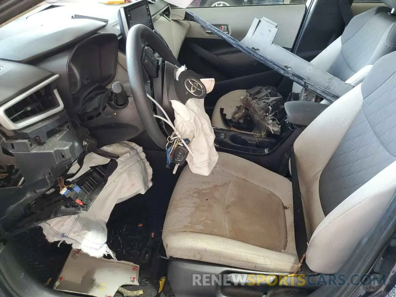 7 Photograph of a damaged car JTDEPMAE4MJ128910 TOYOTA COROLLA 2021