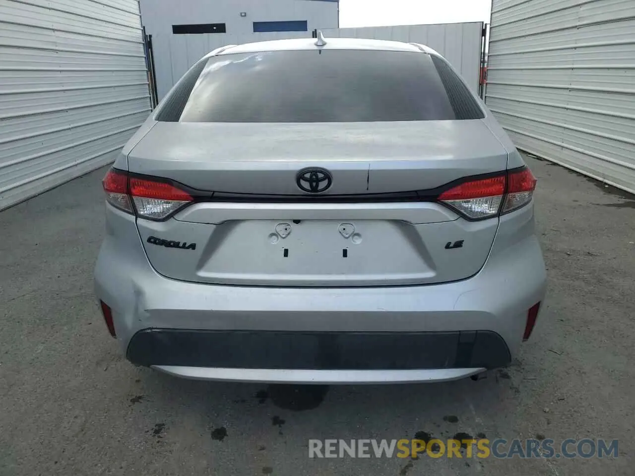 6 Photograph of a damaged car JTDEPMAE4MJ130429 TOYOTA COROLLA 2021