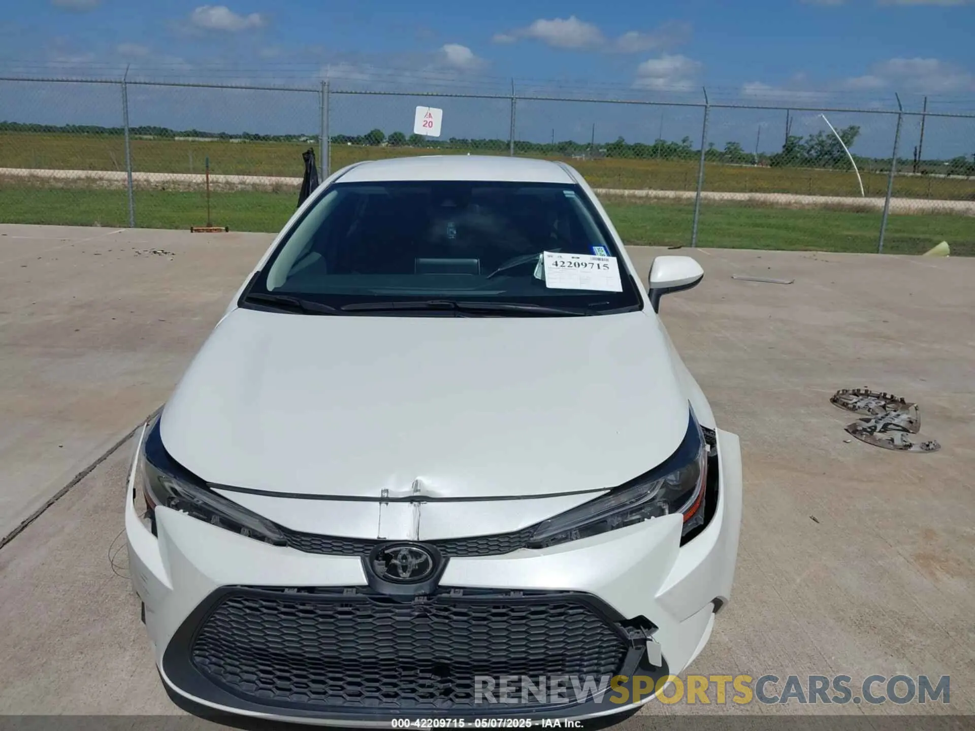 12 Photograph of a damaged car JTDEPMAE4MJ130737 TOYOTA COROLLA 2021