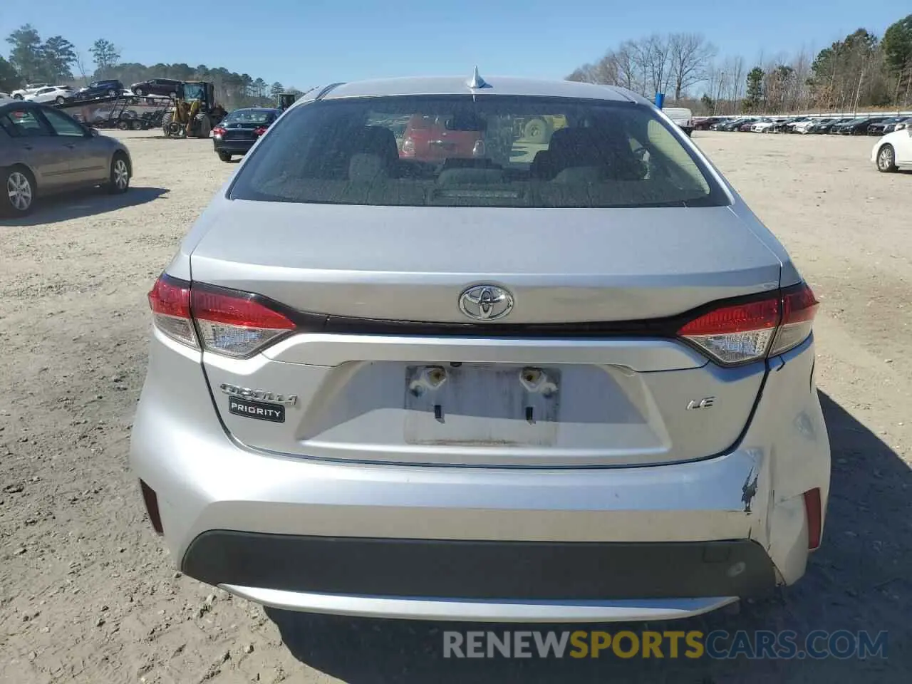 6 Photograph of a damaged car JTDEPMAE4MJ131032 TOYOTA COROLLA 2021