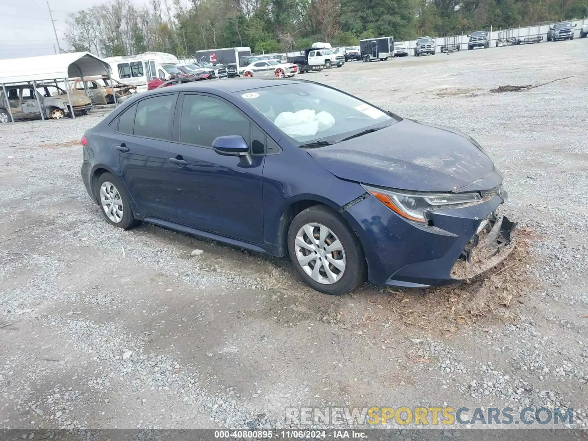1 Photograph of a damaged car JTDEPMAE4MJ137896 TOYOTA COROLLA 2021