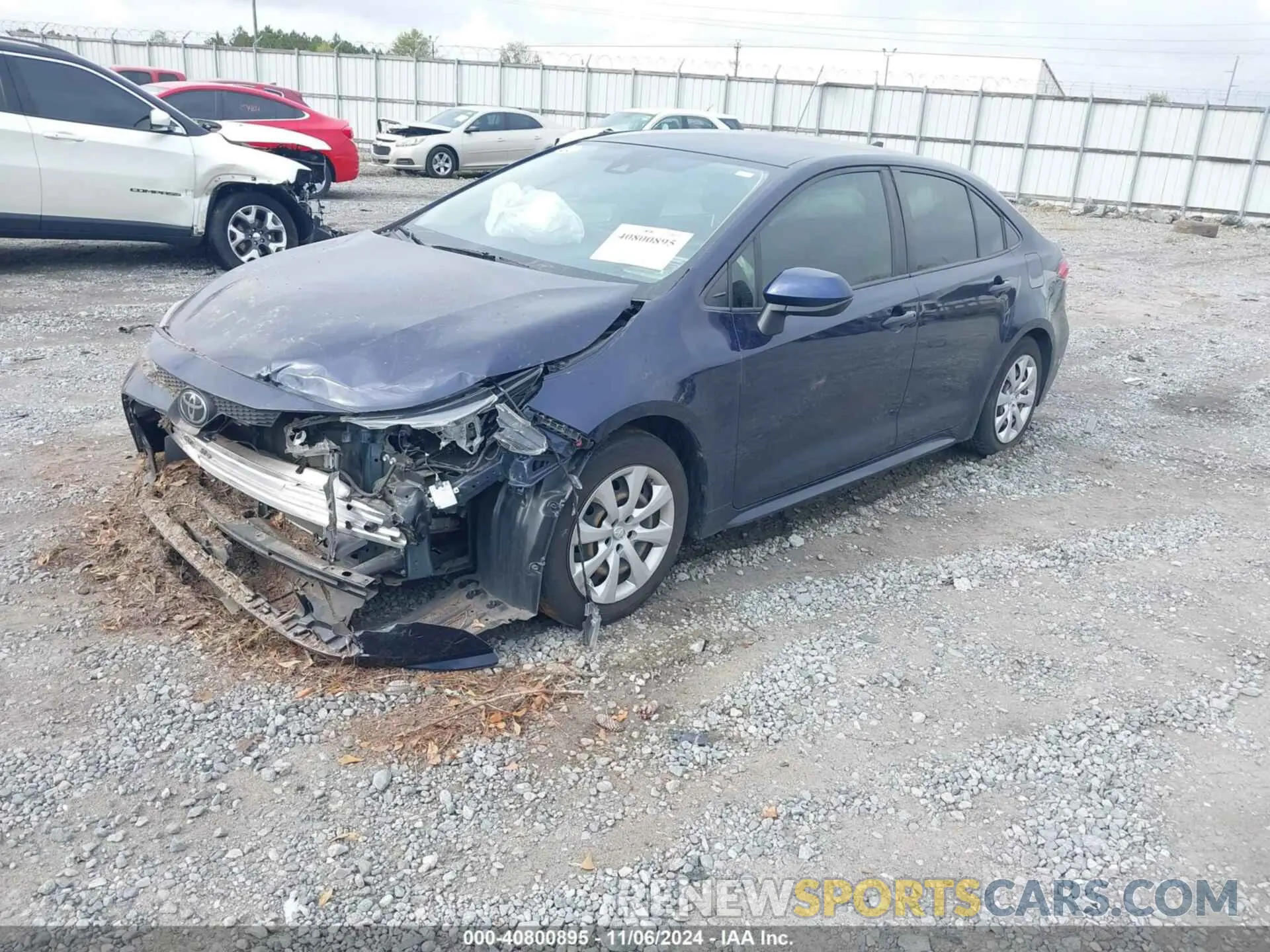 2 Photograph of a damaged car JTDEPMAE4MJ137896 TOYOTA COROLLA 2021