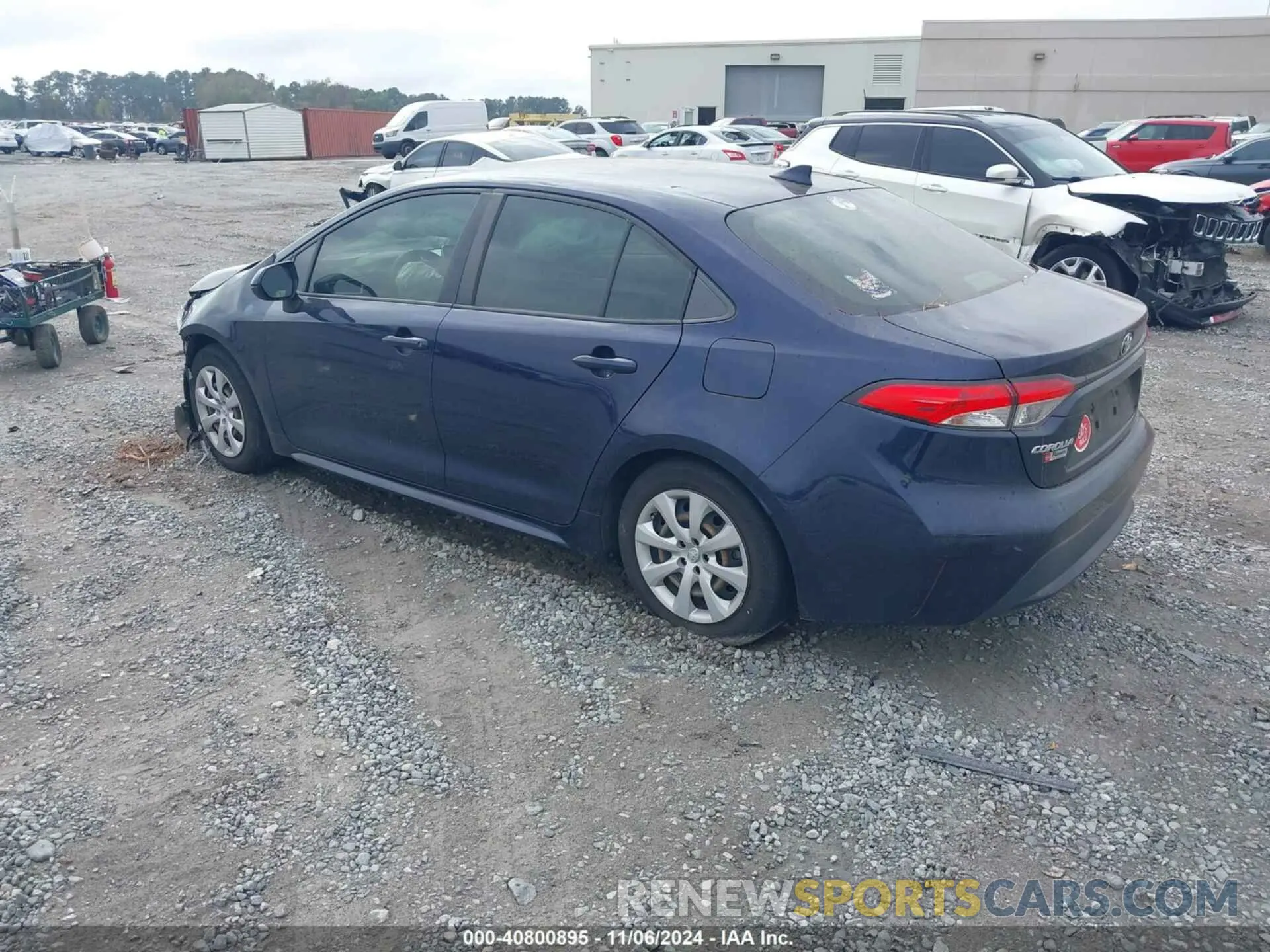 3 Photograph of a damaged car JTDEPMAE4MJ137896 TOYOTA COROLLA 2021