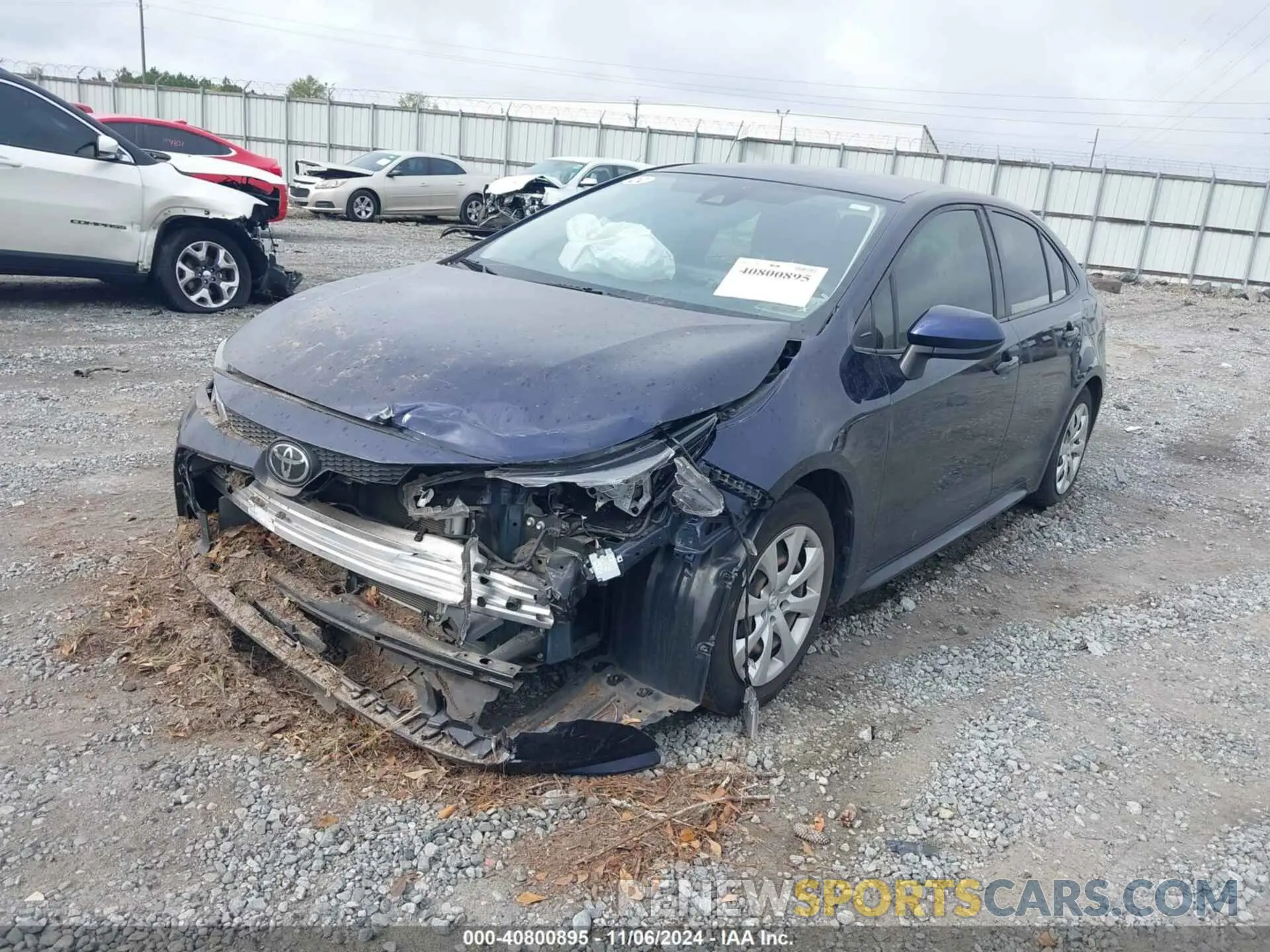 6 Photograph of a damaged car JTDEPMAE4MJ137896 TOYOTA COROLLA 2021