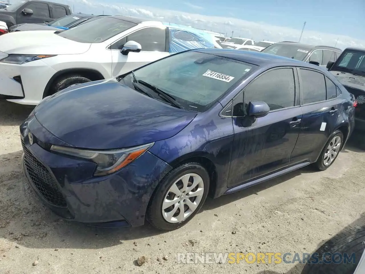 1 Photograph of a damaged car JTDEPMAE4MJ139745 TOYOTA COROLLA 2021