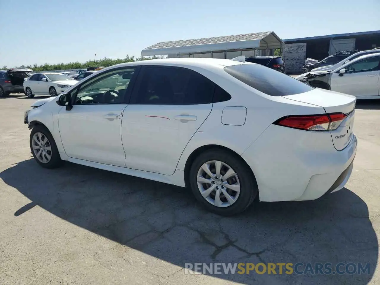 2 Photograph of a damaged car JTDEPMAE4MJ140930 TOYOTA COROLLA 2021