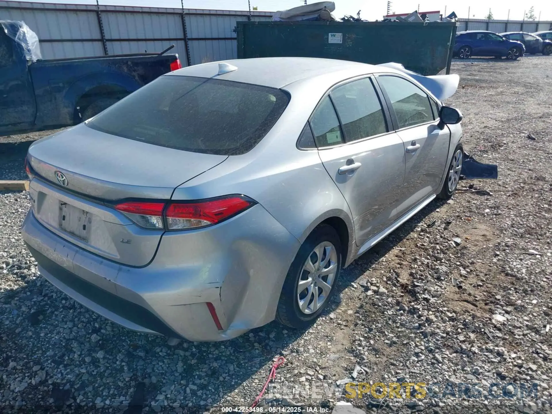 4 Photograph of a damaged car JTDEPMAE4MJ142001 TOYOTA COROLLA 2021
