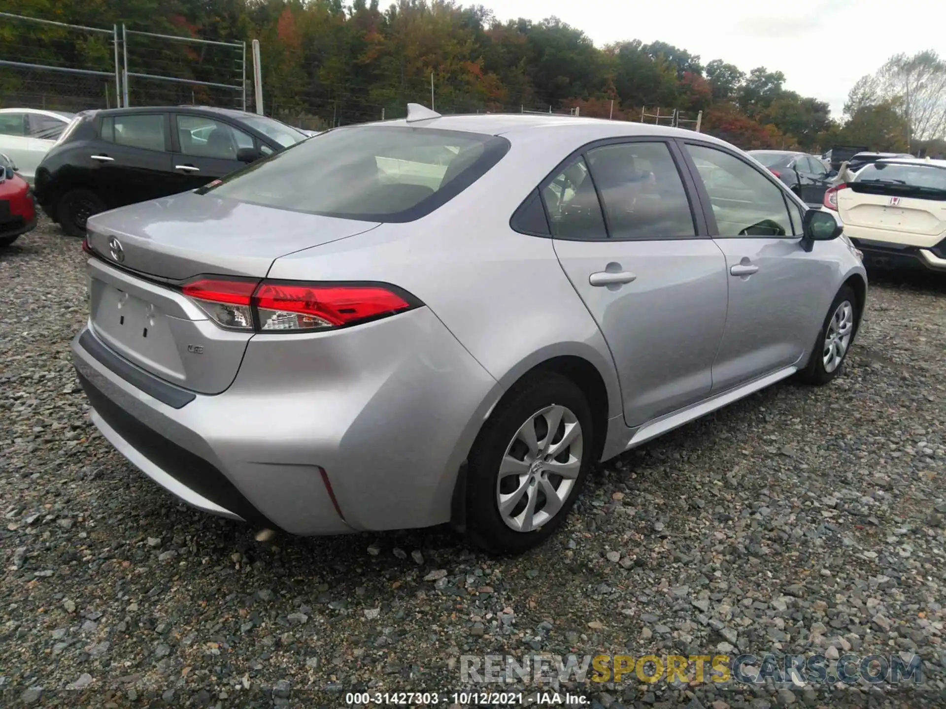 4 Photograph of a damaged car JTDEPMAE4MJ142189 TOYOTA COROLLA 2021