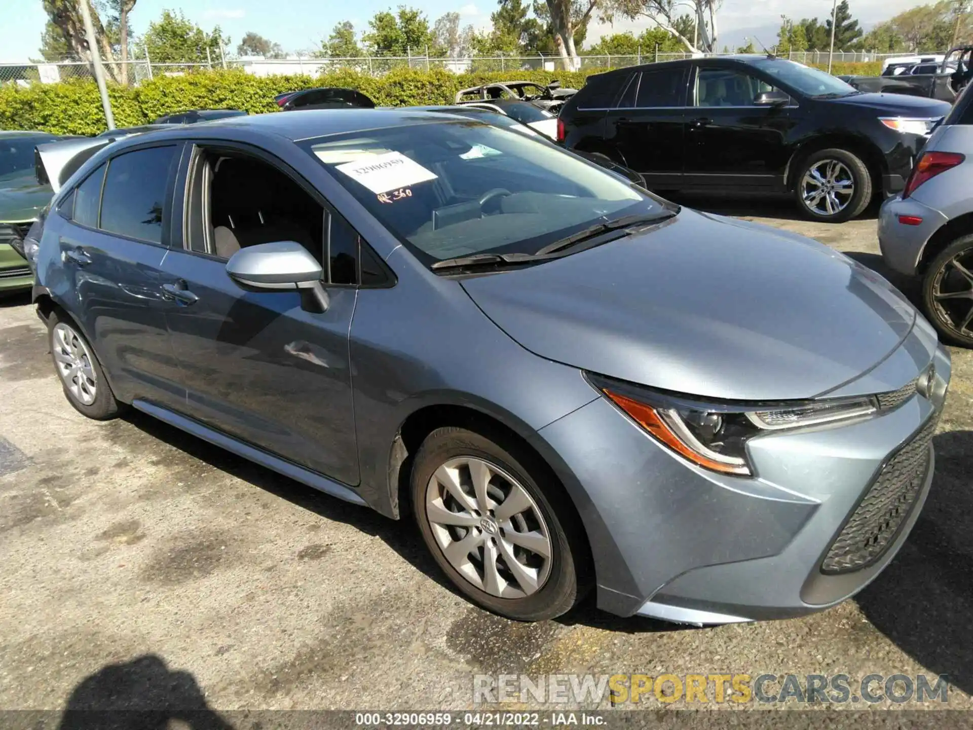 1 Photograph of a damaged car JTDEPMAE4MJ145108 TOYOTA COROLLA 2021