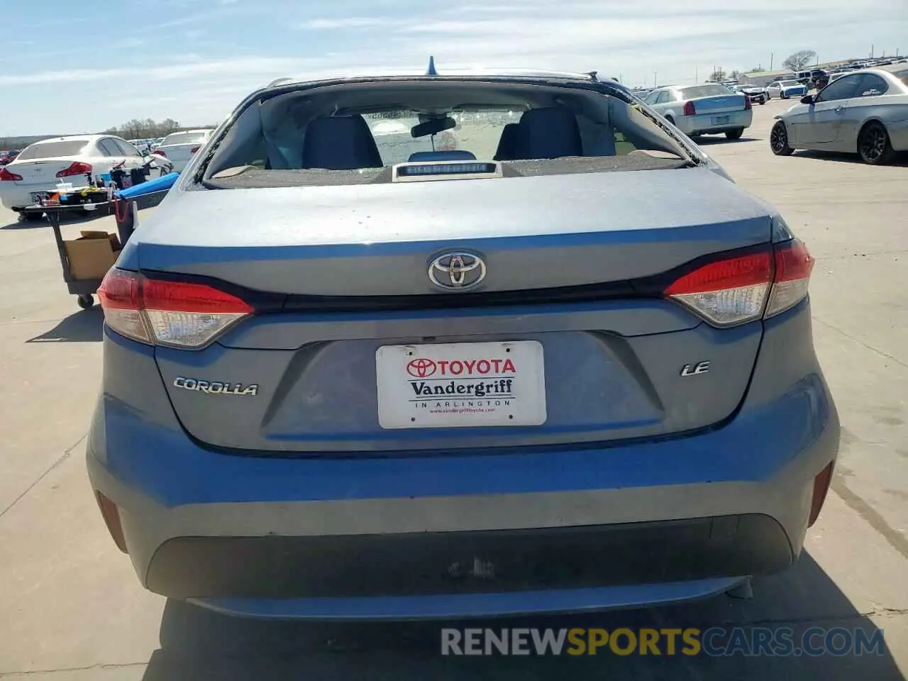 6 Photograph of a damaged car JTDEPMAE4MJ146940 TOYOTA COROLLA 2021