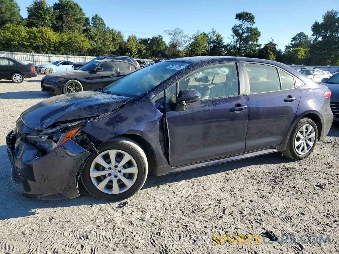 1 Photograph of a damaged car JTDEPMAE4MJ150809 TOYOTA COROLLA 2021