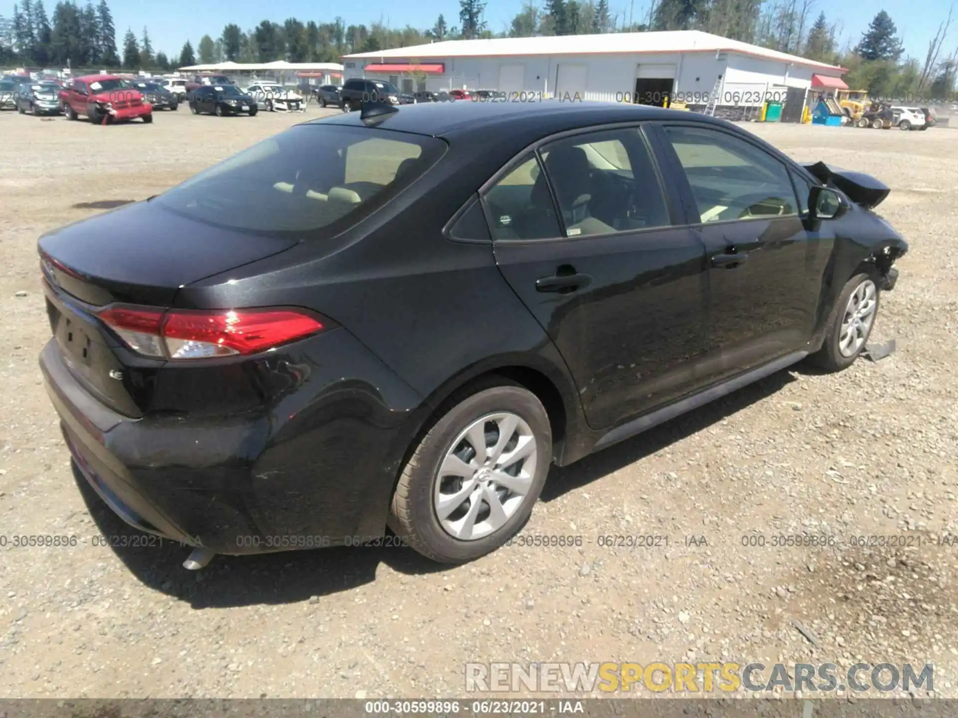 4 Photograph of a damaged car JTDEPMAE4MJ151099 TOYOTA COROLLA 2021