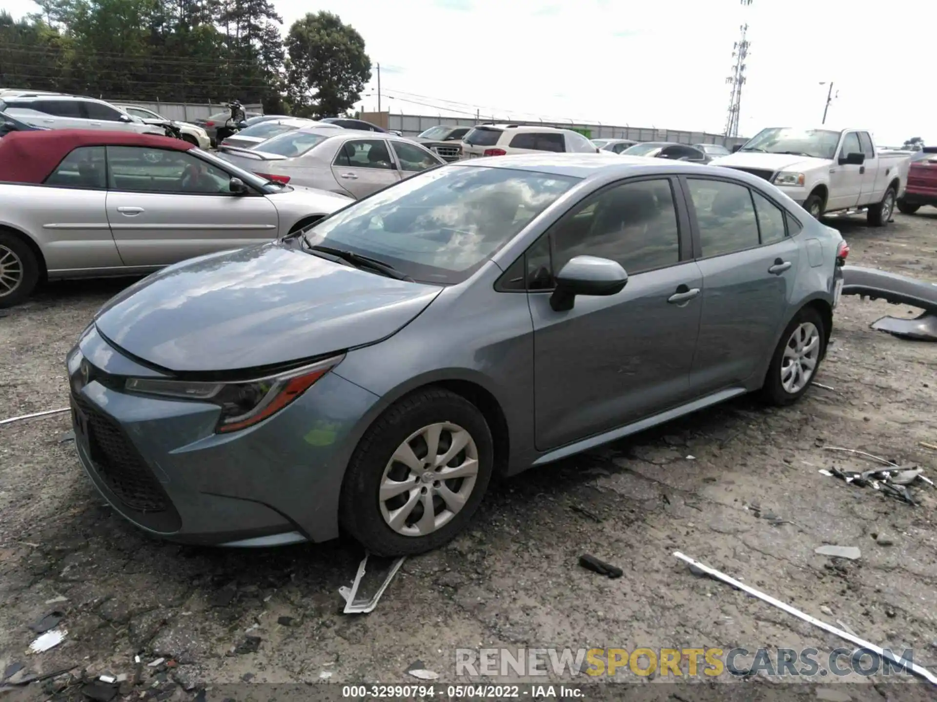 2 Photograph of a damaged car JTDEPMAE4MJ151359 TOYOTA COROLLA 2021