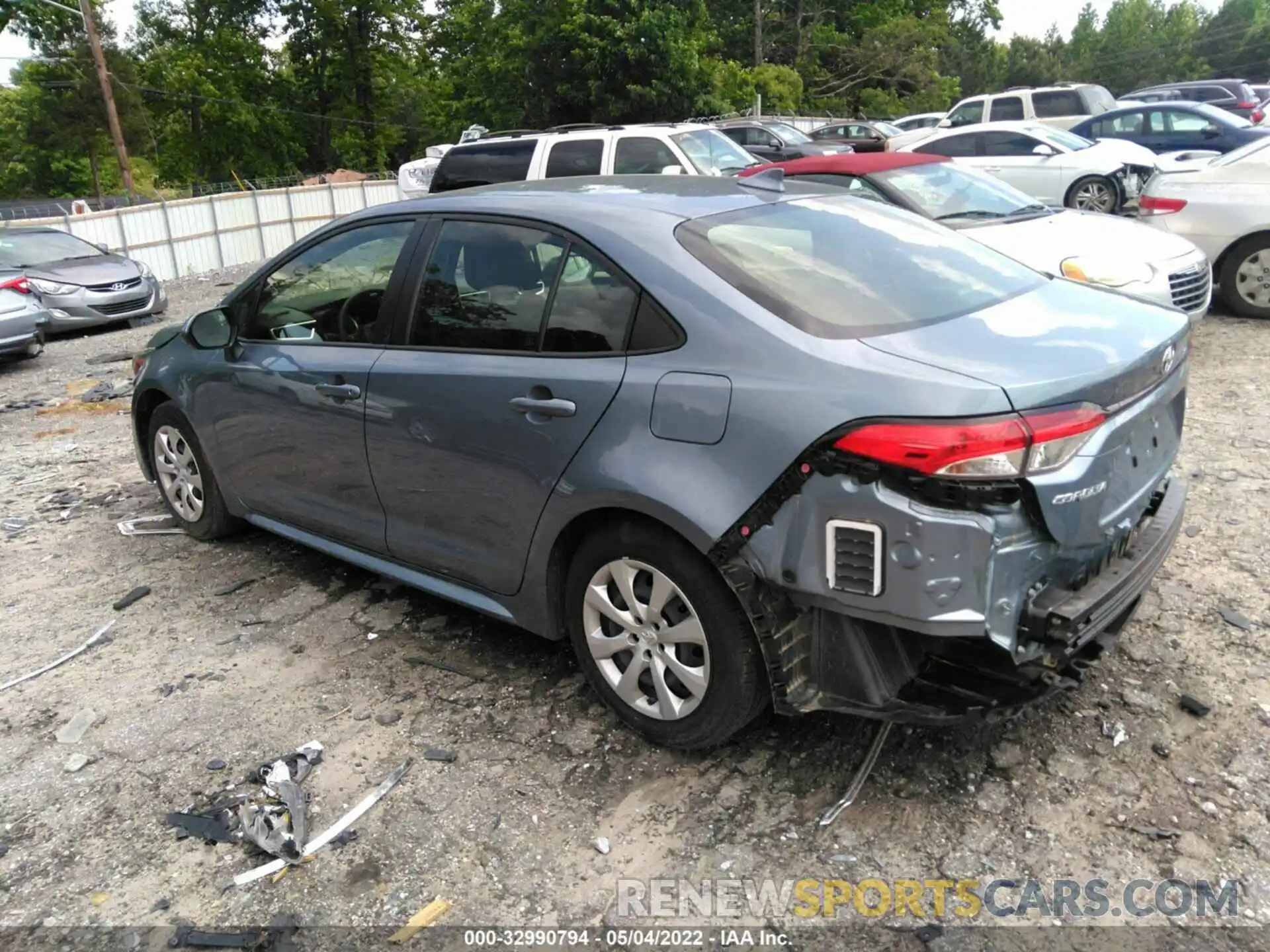 3 Photograph of a damaged car JTDEPMAE4MJ151359 TOYOTA COROLLA 2021