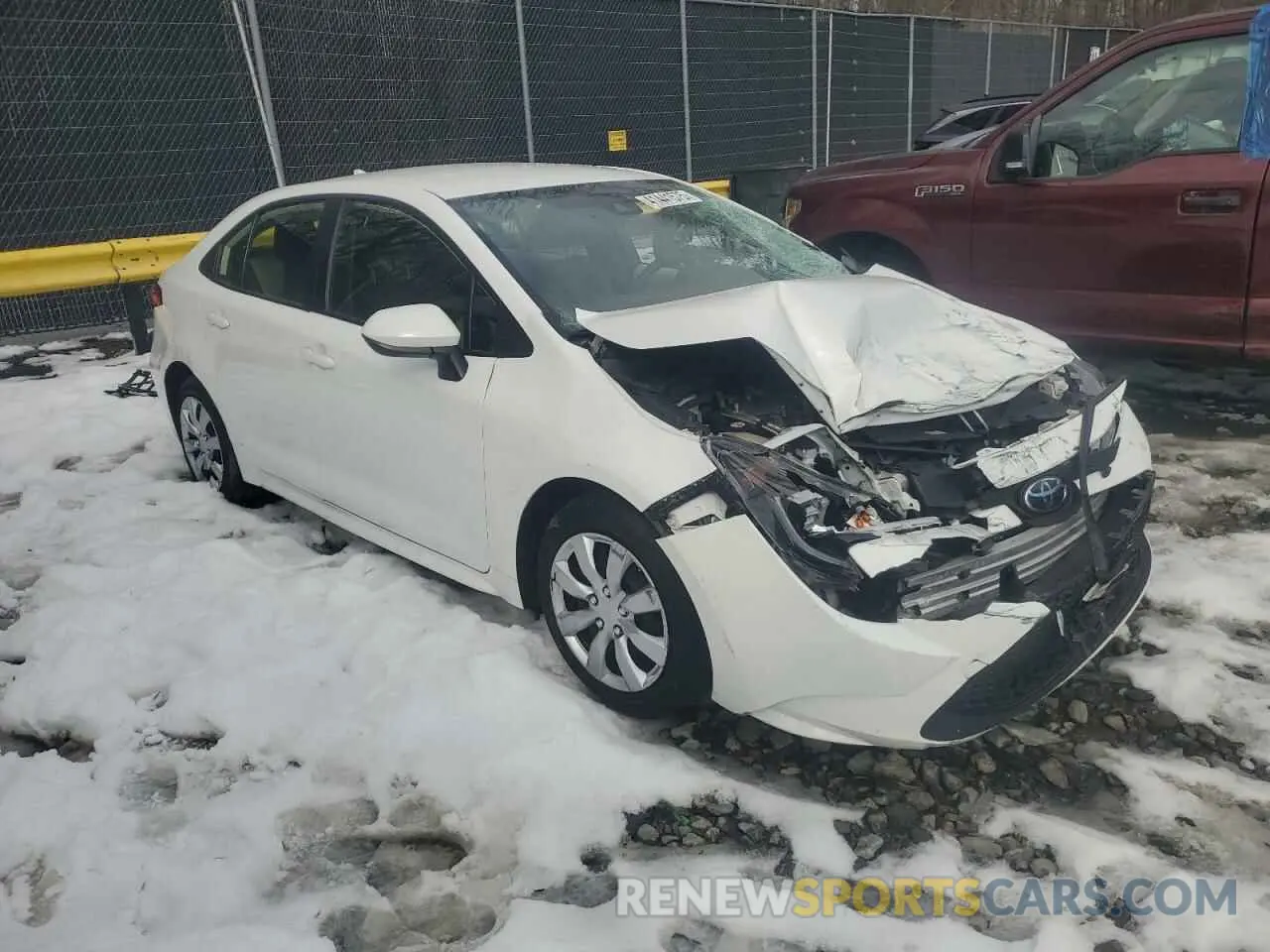 4 Photograph of a damaged car JTDEPMAE4MJ152480 TOYOTA COROLLA 2021
