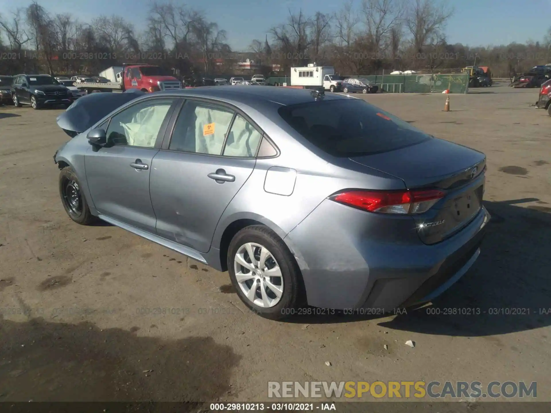 3 Photograph of a damaged car JTDEPMAE4MJ154097 TOYOTA COROLLA 2021