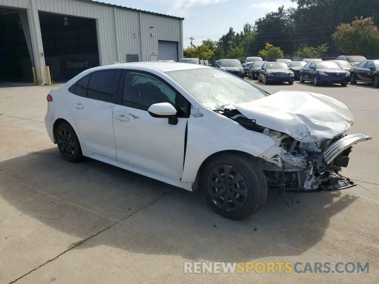 4 Photograph of a damaged car JTDEPMAE4MJ155377 TOYOTA COROLLA 2021