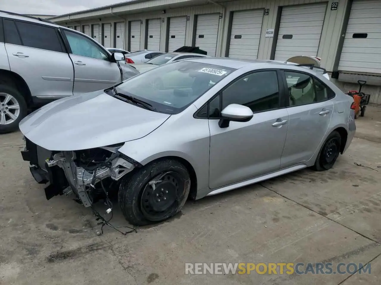 1 Photograph of a damaged car JTDEPMAE4MJ156240 TOYOTA COROLLA 2021