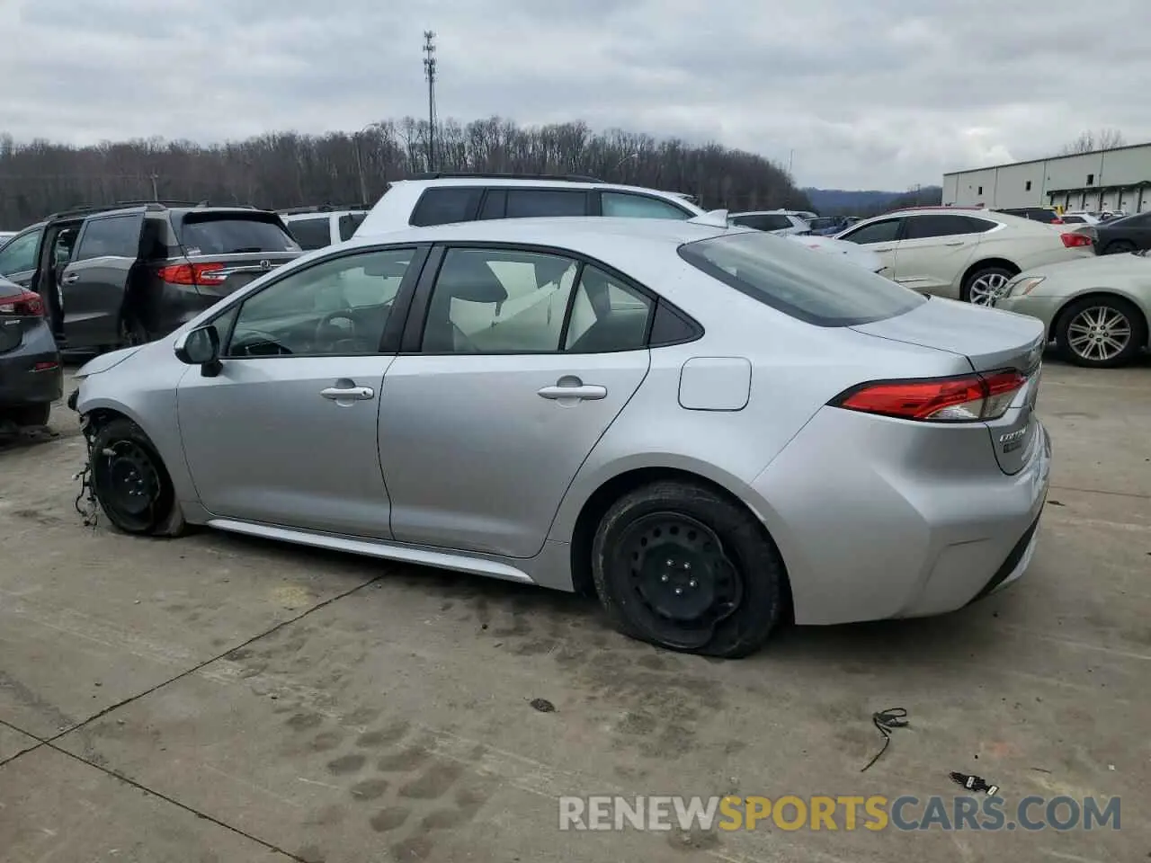 2 Photograph of a damaged car JTDEPMAE4MJ156240 TOYOTA COROLLA 2021